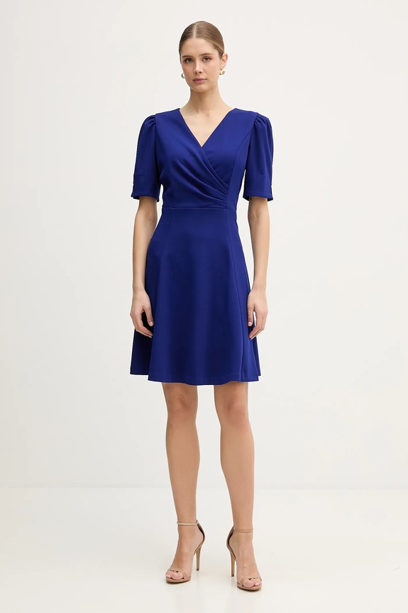 Šaty Dkny s elastanom modrá DD6A127A