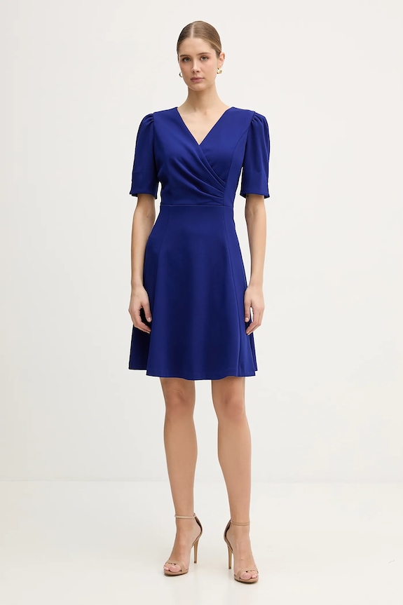 Šaty Dkny s elastanom modrá DD6A127A