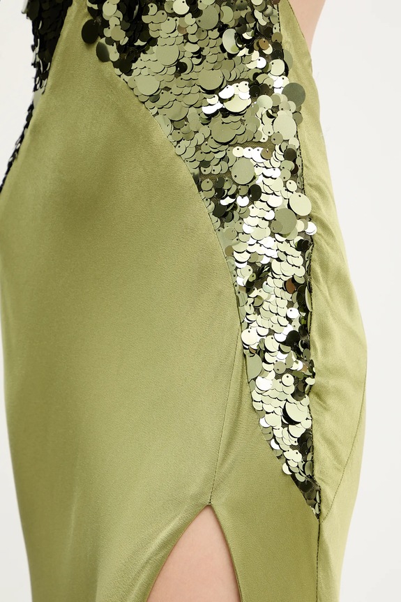 Bardot rochie 59315DB6 verde