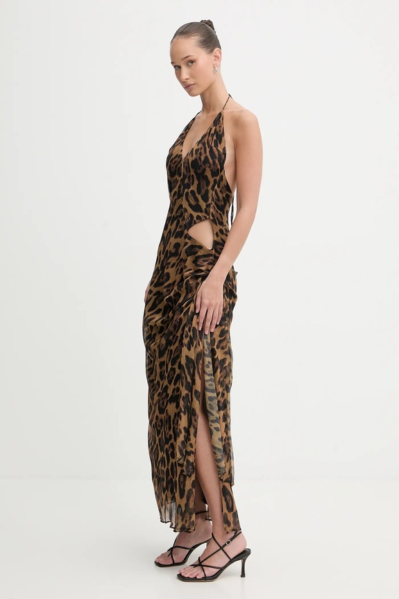 Bardot sukienka 59760DB1 brązowy SS26
