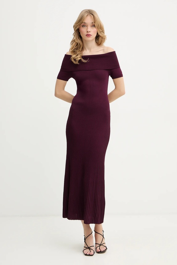 Bardot rochie 60162DB burgundia SS26