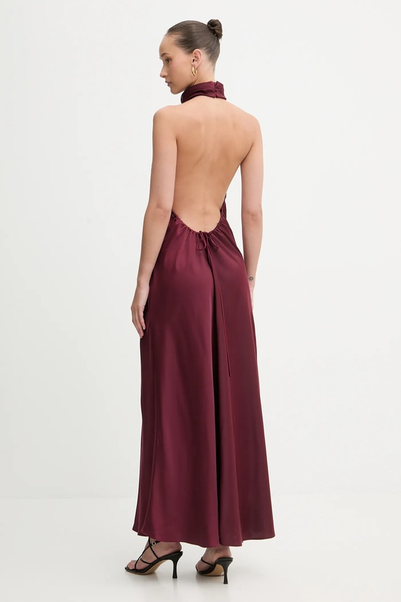 Oblečenie Šaty Bardot 60247DB burgundské