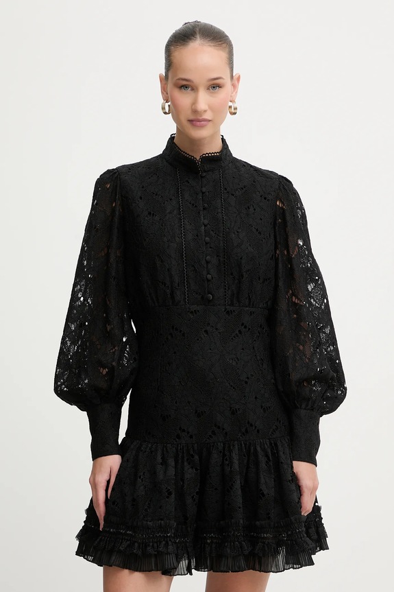 Bardot rochie fixat negru 60268DB1