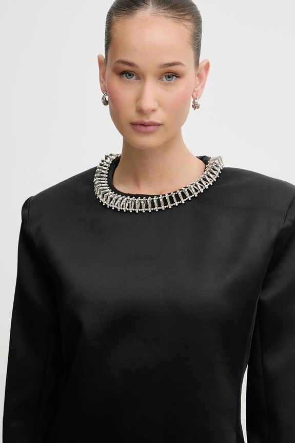 Bardot rochie negru 60274DB