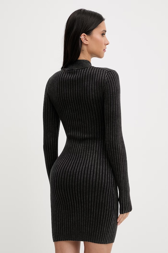 Îmbrăcăminte Guess Originals rochie din amestec de lana W6RK85.Z3JC2 gri