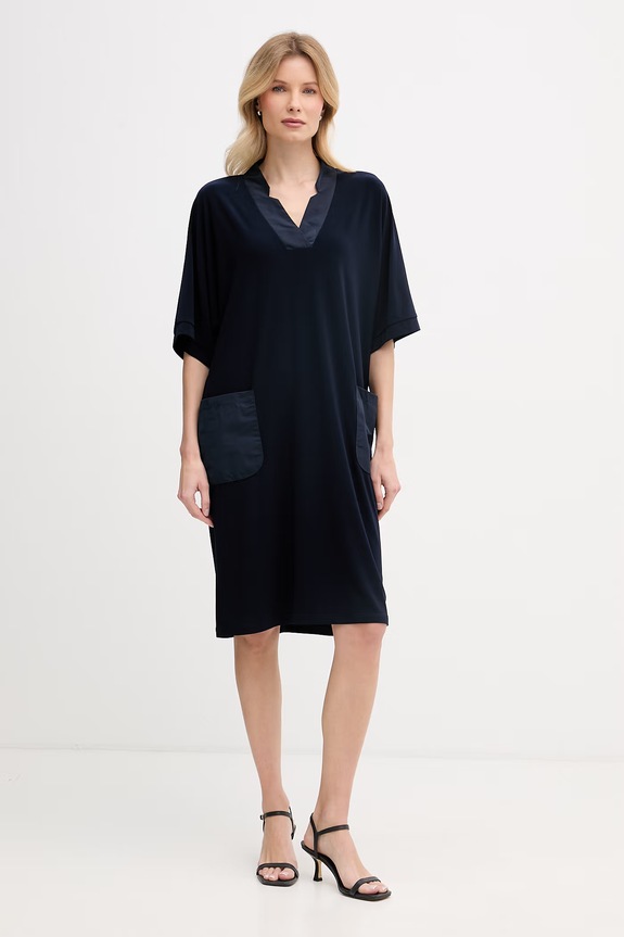 Joseph Ribkoff sukienka letnia 261010 granatowy SS26