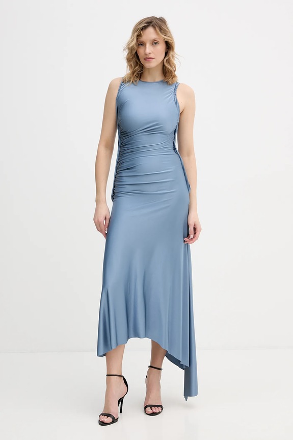 Victoria Beckham ruha ujjatlan kék 1126WDR007096A