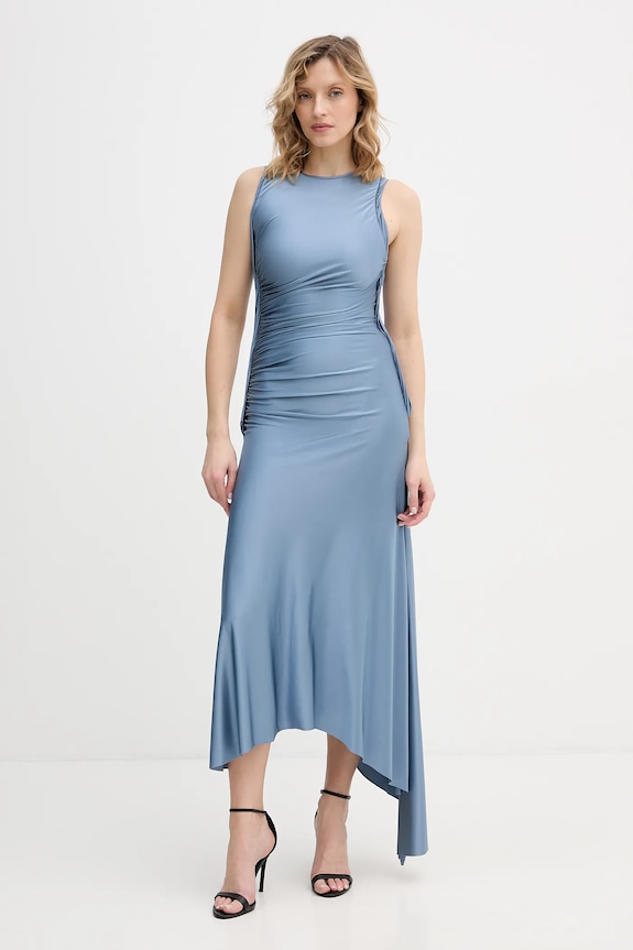 Victoria Beckham ruha ujjatlan kék 1126WDR007096A
