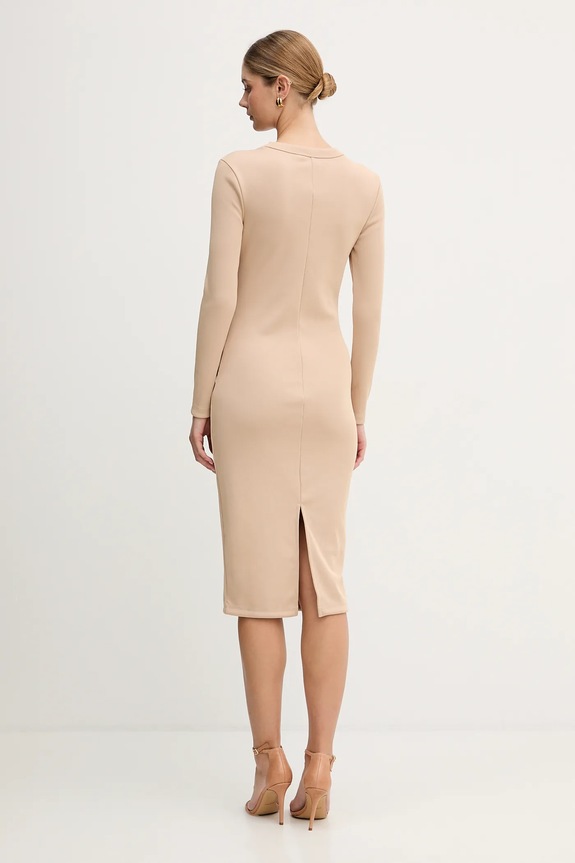 Îmbrăcăminte Armani Exchange rochie XW001834.AF18852 bej