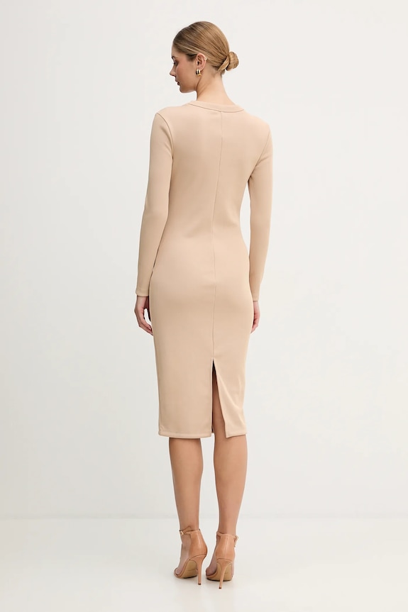 Îmbrăcăminte Armani Exchange rochie XW001834.AF18852 bej