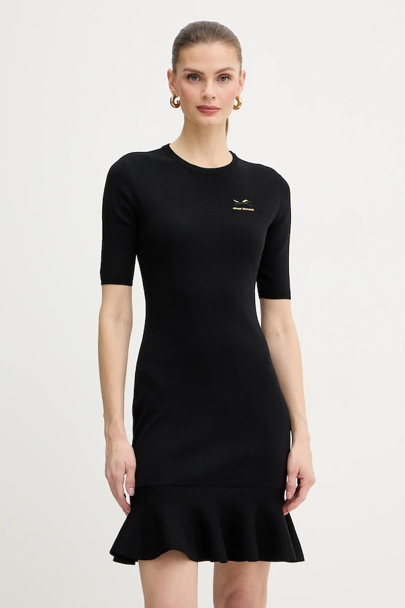 Armani Exchange rochie mini negru XW001872.AF10352
