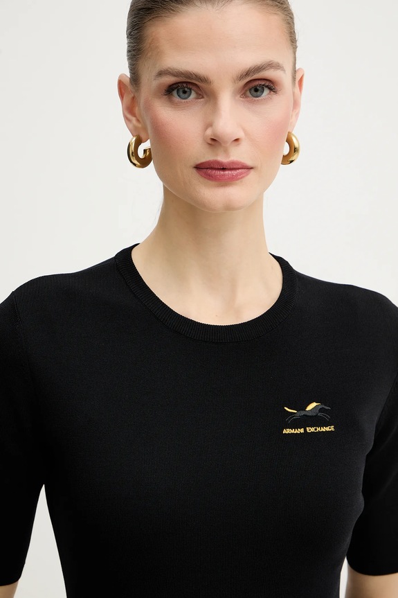 Armani Exchange rochie negru XW001872.AF10352