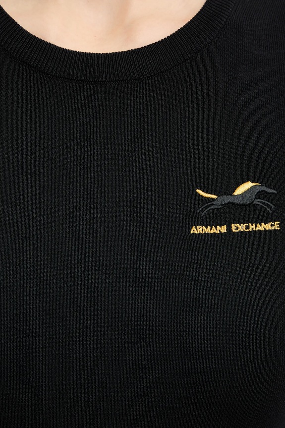 Armani Exchange rochie XW001872.AF10352 negru
