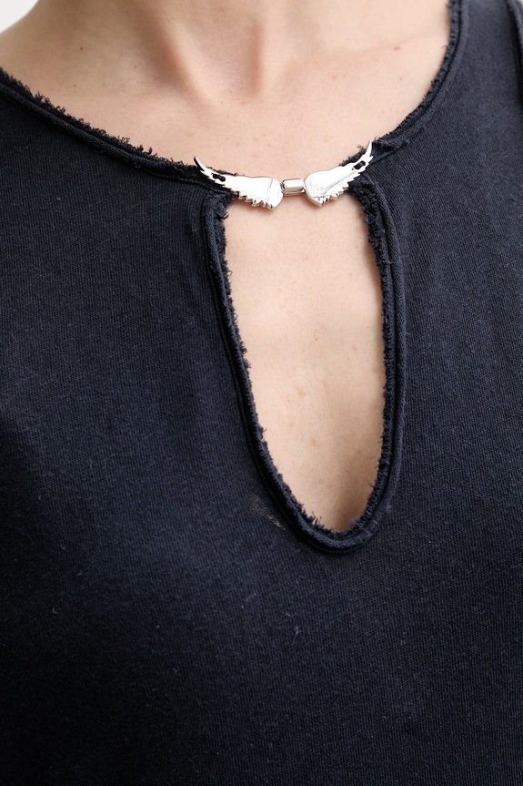 Zadig&Voltaire šaty s prímesou ľanu JWDR01126