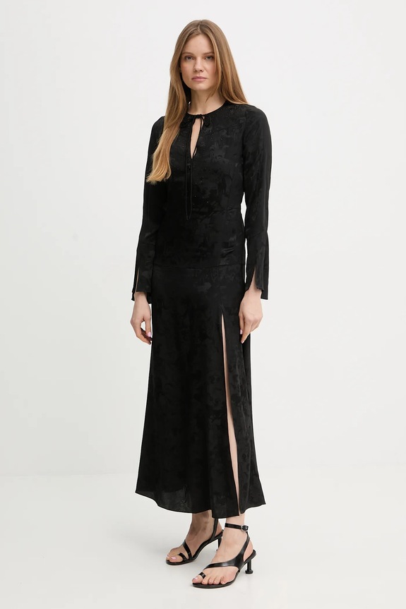 ZADIG&VOLTAIRE rochie de mătase WWDR02539 negru SS26