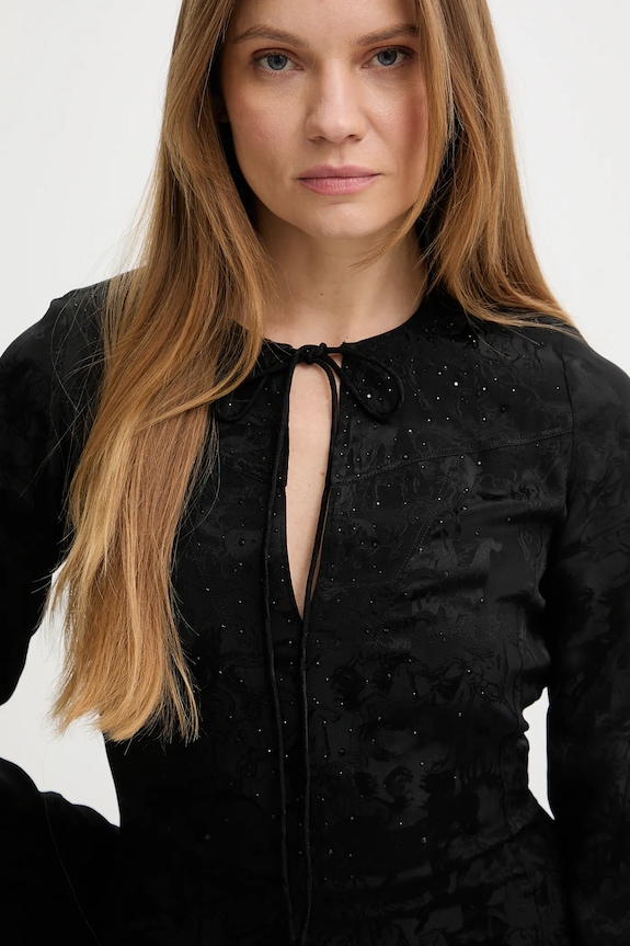 ZADIG&VOLTAIRE rochie de mătase negru WWDR02539