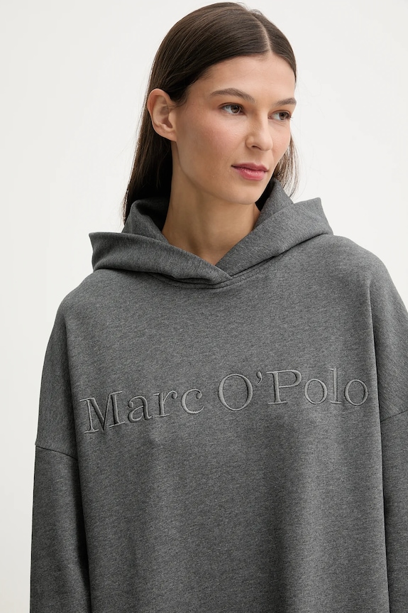 Βαμβακερό φόρεμα Marc O'Polo γκρί 600407359001
