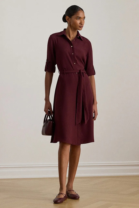 Lauren Ralph Lauren ruha gombolós burgundia 200980920