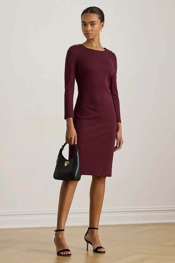 Lauren Ralph Lauren ruha hosszú burgundia 200980931