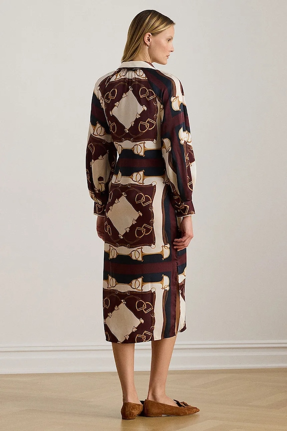 Рокля Lauren Ralph Lauren 200P03555 кафяв SS26
