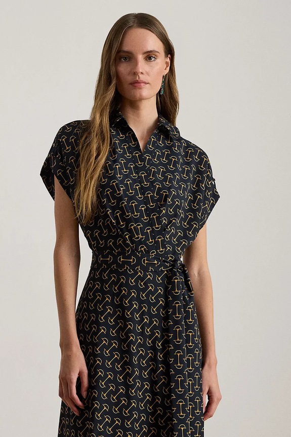 Ρούχα Φόρεμα Lauren Ralph Lauren 200P03557 σκούρο μπλε