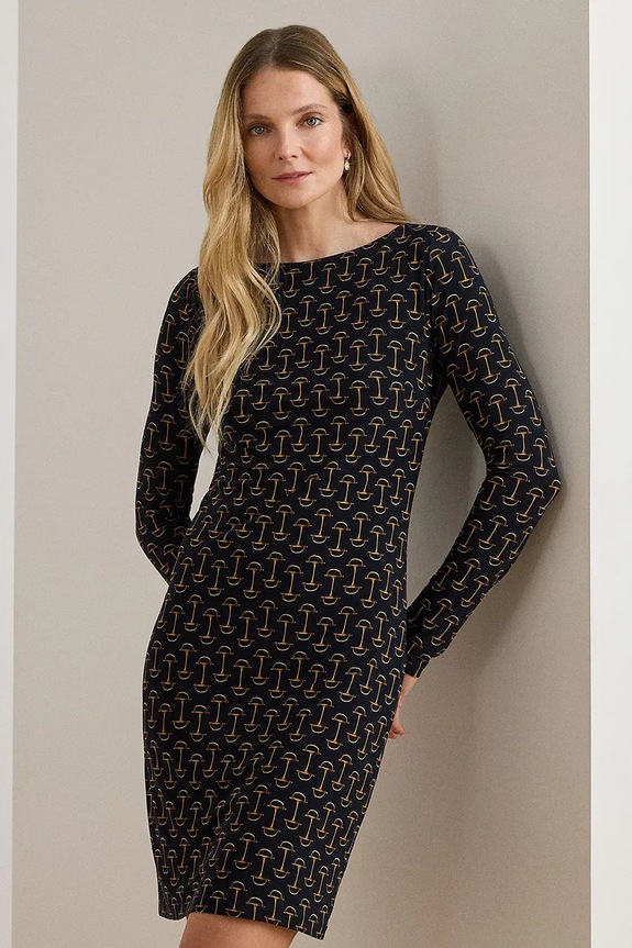 Ruházat Lauren Ralph Lauren ruha 200P03737 sötétkék