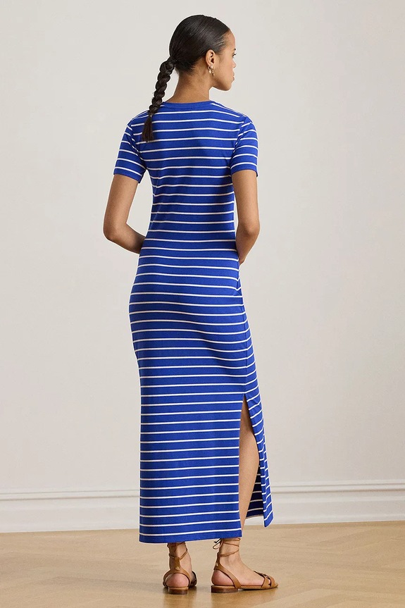 Šaty Lauren Ralph Lauren 200P03768 modrá SS26