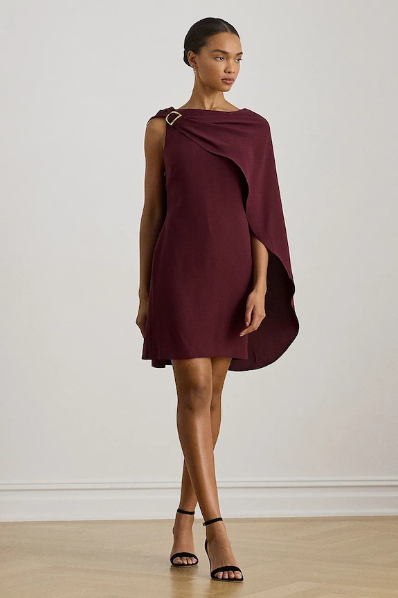 Сукня Lauren Ralph Lauren mini бордо 253P03575
