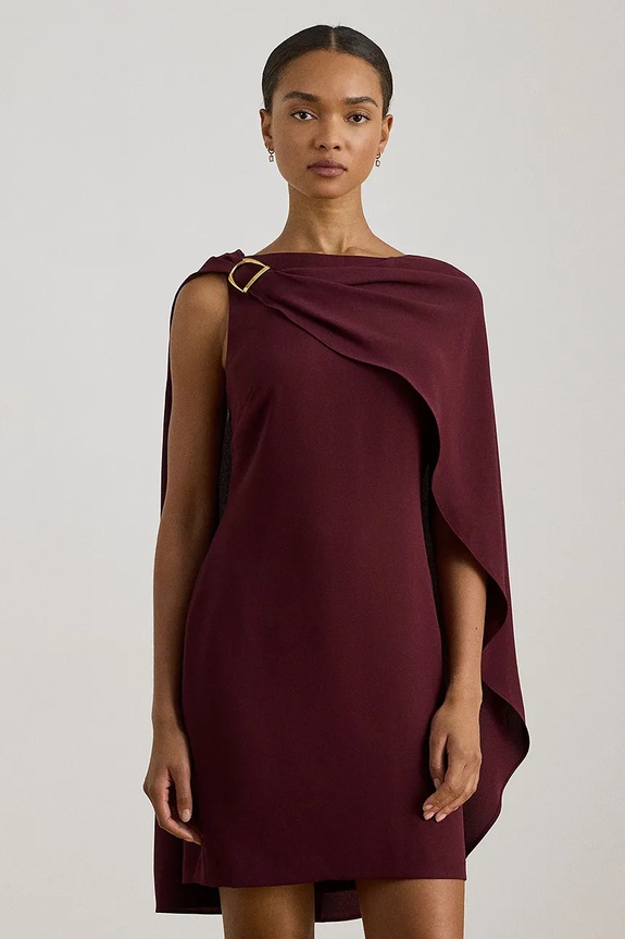 Одяг Сукня Lauren Ralph Lauren 253P03575 бордо