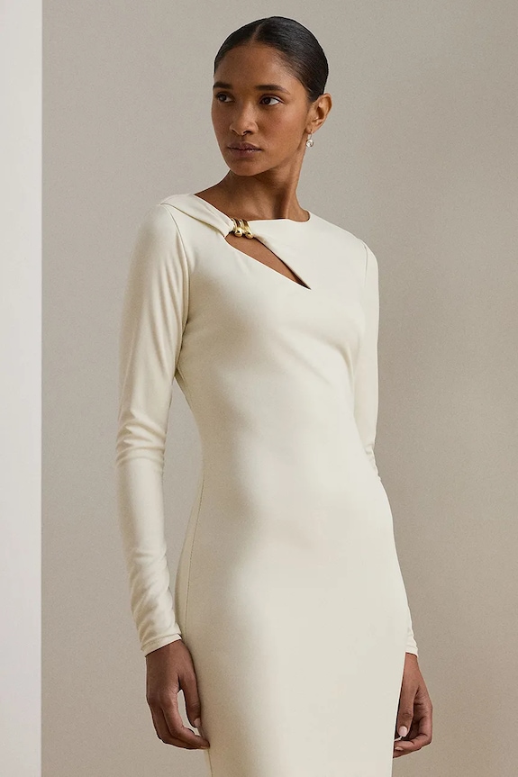 Oblečenie Šaty Lauren Ralph Lauren 253P03589 béžová