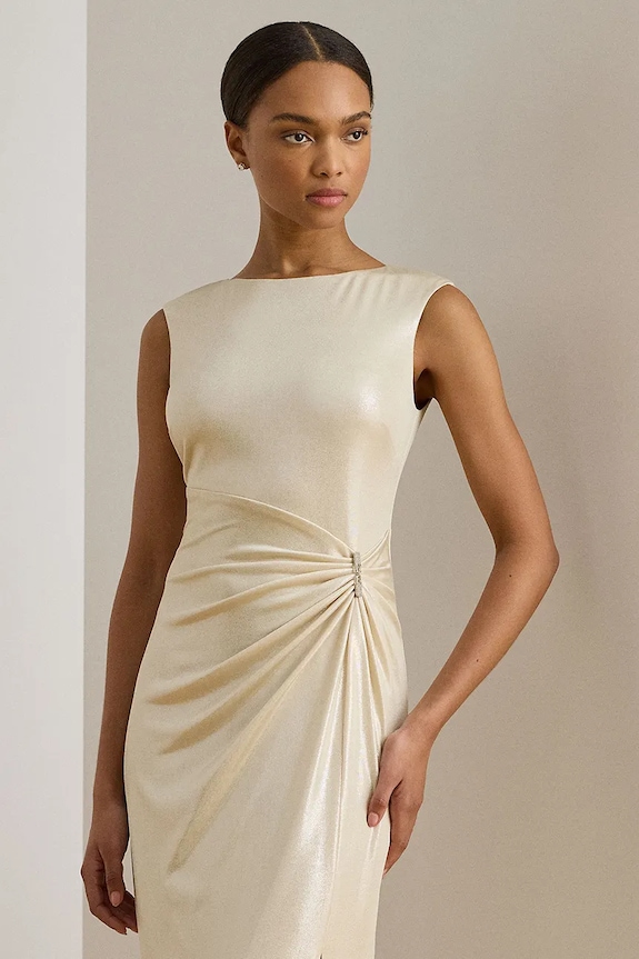 Odjeća Haljina Lauren Ralph Lauren 253P04060 bež