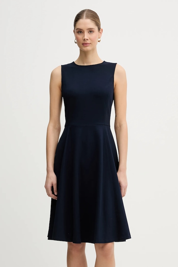 Šaty Lauren Ralph Lauren látka tmavomodrá 200980935