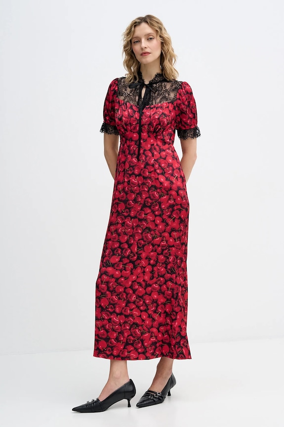 Never Fully Dressed sukienka Cherry Lyla NFDDR3187 czerwony SS26