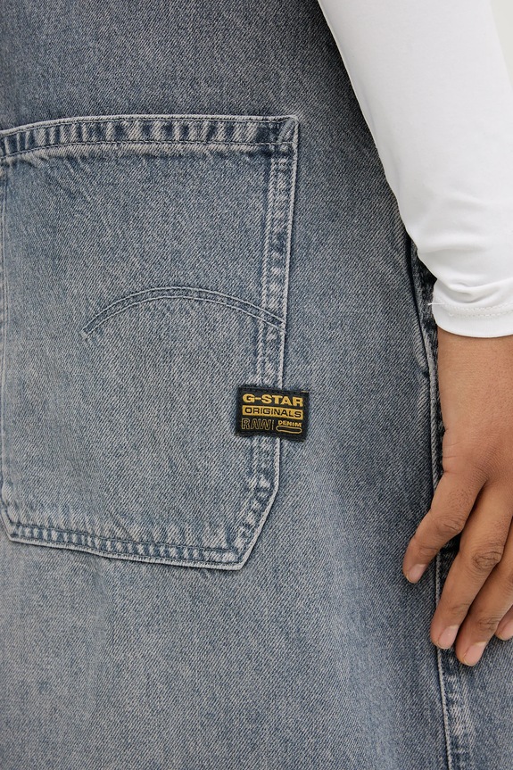 G-Star sukienka jeansowa Carpenter Dungaree D27931.D943