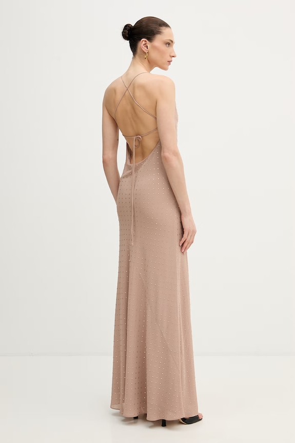 Odzież Pinko sukienka 106299.A32X beżowy