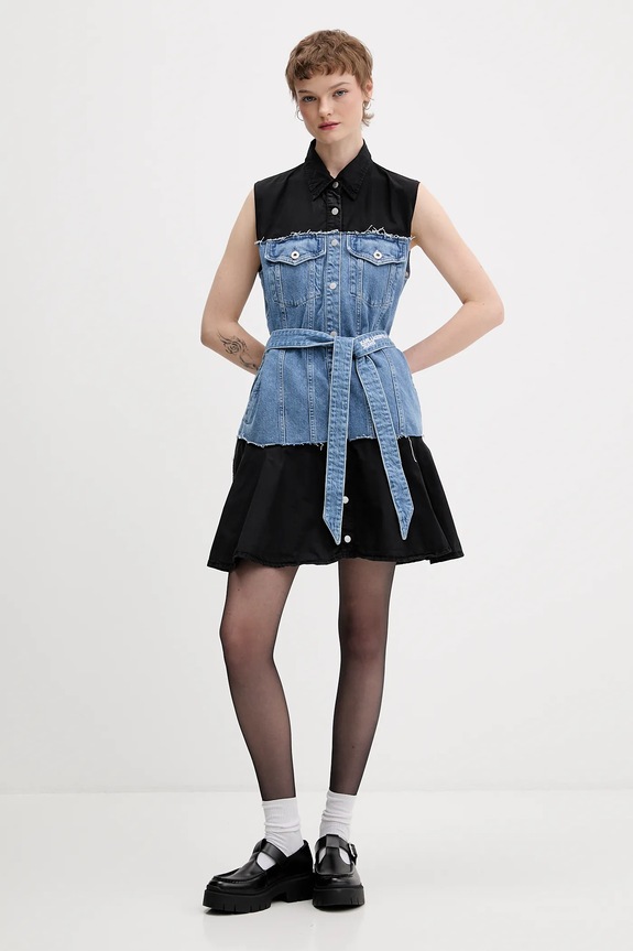 Karl Lagerfeld Jeans rochie B1W13035 albastru SS26