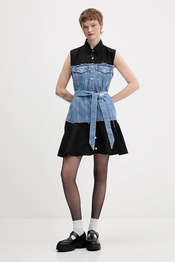 Karl Lagerfeld Jeans rochie B1W13035 albastru SS26