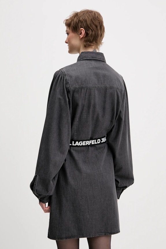 Odjeća Traper haljina Karl Lagerfeld Jeans B1W13038 siva