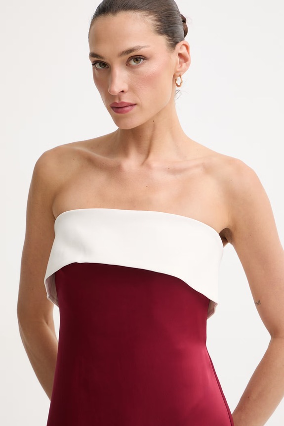 Pedro del Hierro sukienka rozkloszowana bordowy 3813562