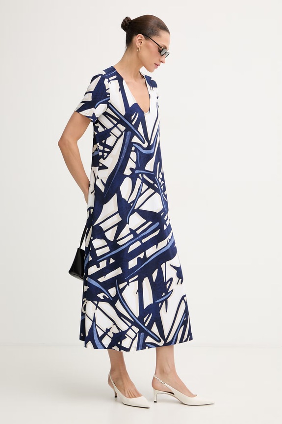 Joseph Ribkoff sukienka oversize 262245 granatowy SS26