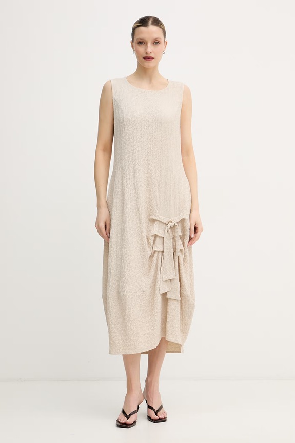 Joseph Ribkoff Καλοκαιρινό με βισκόζη μπεζ 262172