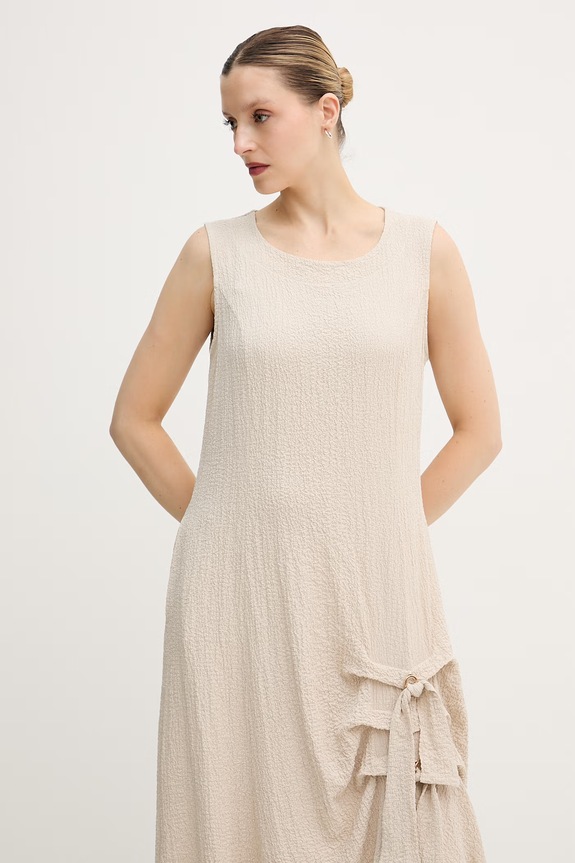 Joseph Ribkoff Καλοκαιρινό με βισκόζη μπεζ 262172