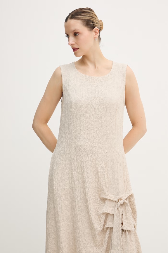 Joseph Ribkoff Καλοκαιρινό με βισκόζη μπεζ 262172