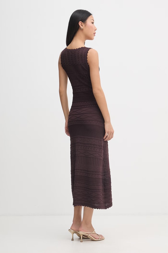 Ruházat Ermanno Firenze ruha D48EQ026CSE51 barna