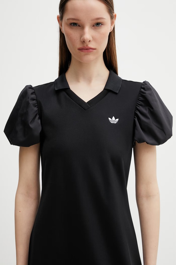 adidas Originals rochie sport simplă negru KD0302