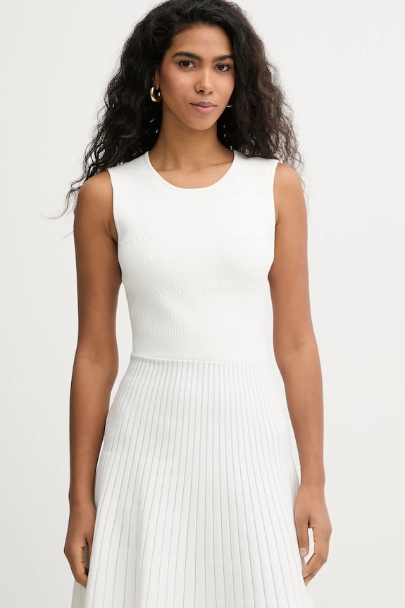 Šaty Herve Leger Cassia béžová DMC8548625