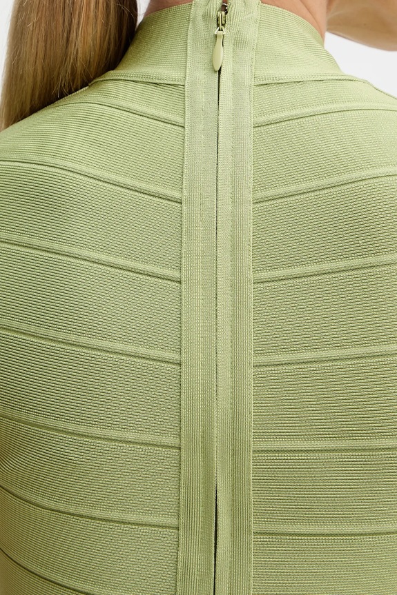 Šaty Herve Leger Davina HLT8567266 zelená