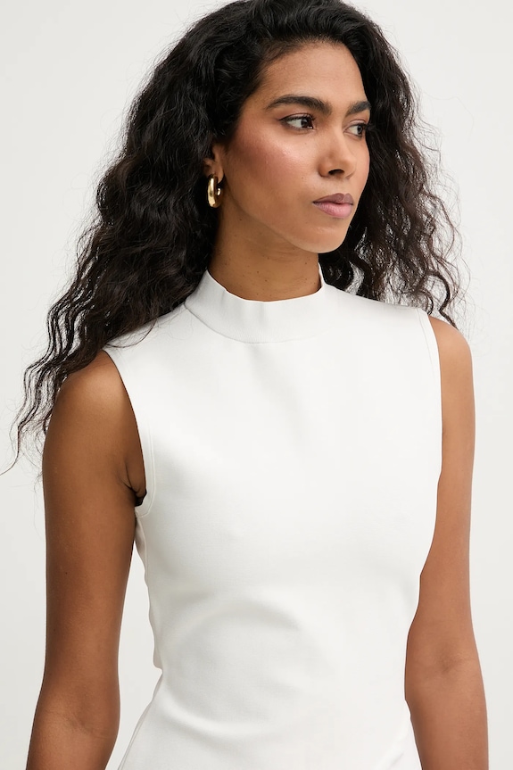 Šaty Herve Leger Esme béžová DWS8549892