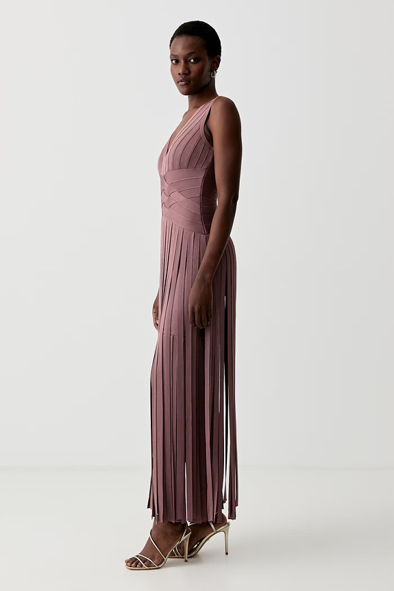 Herve Leger rochie Harlow FRI8549951 maro SS26