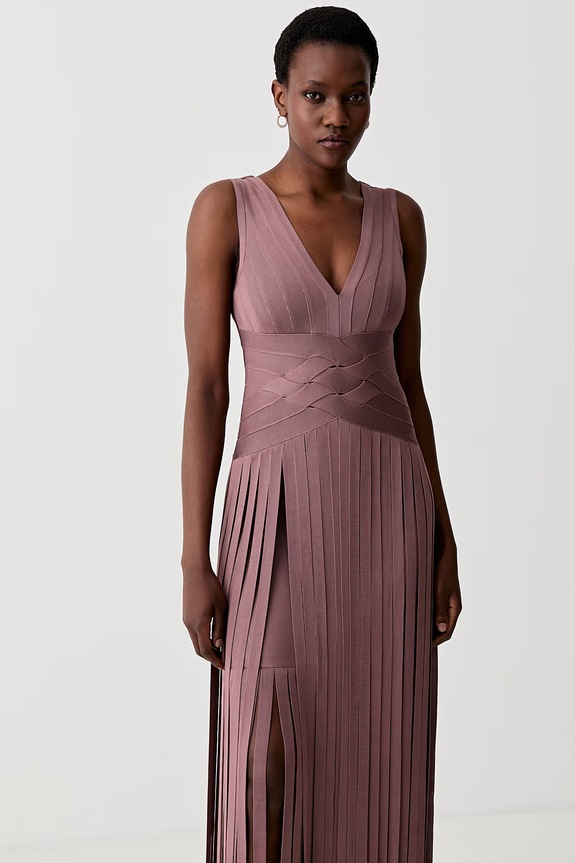 Herve Leger rochie Harlow maro FRI8549951